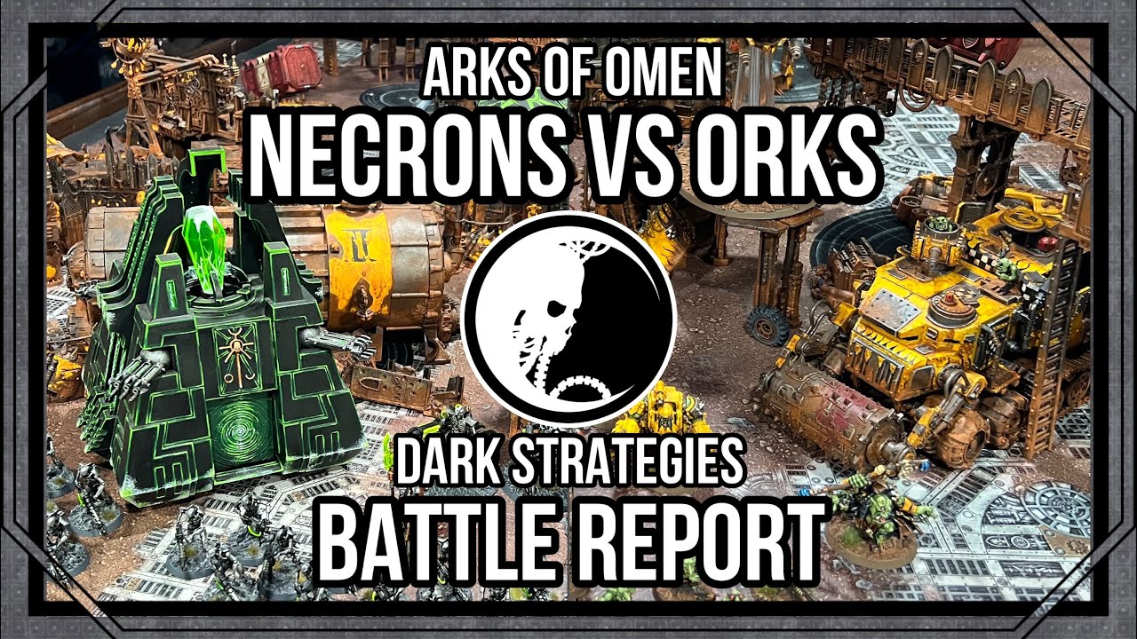 Necrons vs Orks Arks of Omen 1000 Point 9th Edition Battle Report