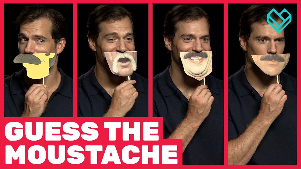 Henry Cavill Plays Guess the Moustache