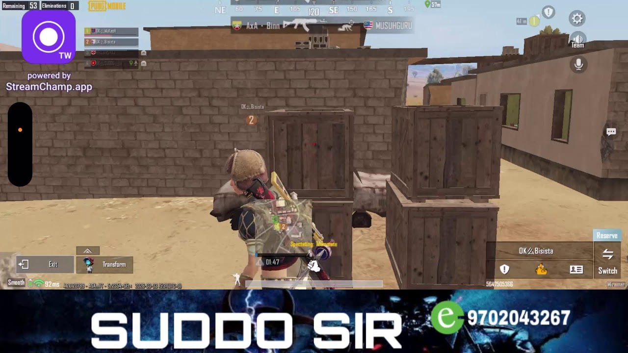 SUDDO SIR / PMNC GRIND /LIVE POV