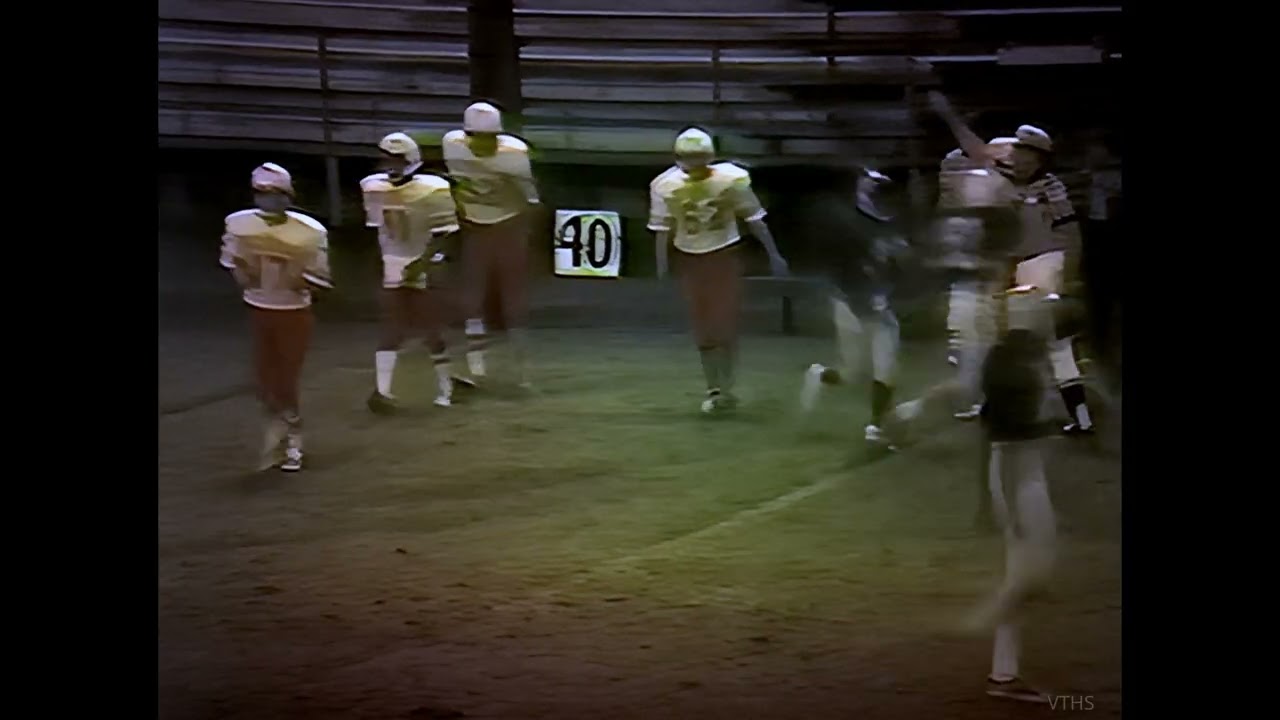 Tomball Cougars vs Brenham Cubs | High School Freshman Football 1981 | Full Game Restored from VHS