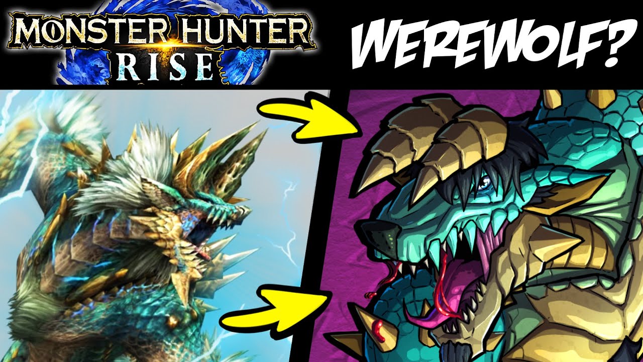 MONSTER HUNTER Creatures As FOLKLORE BEASTS?! (Lore & Speedpaint)