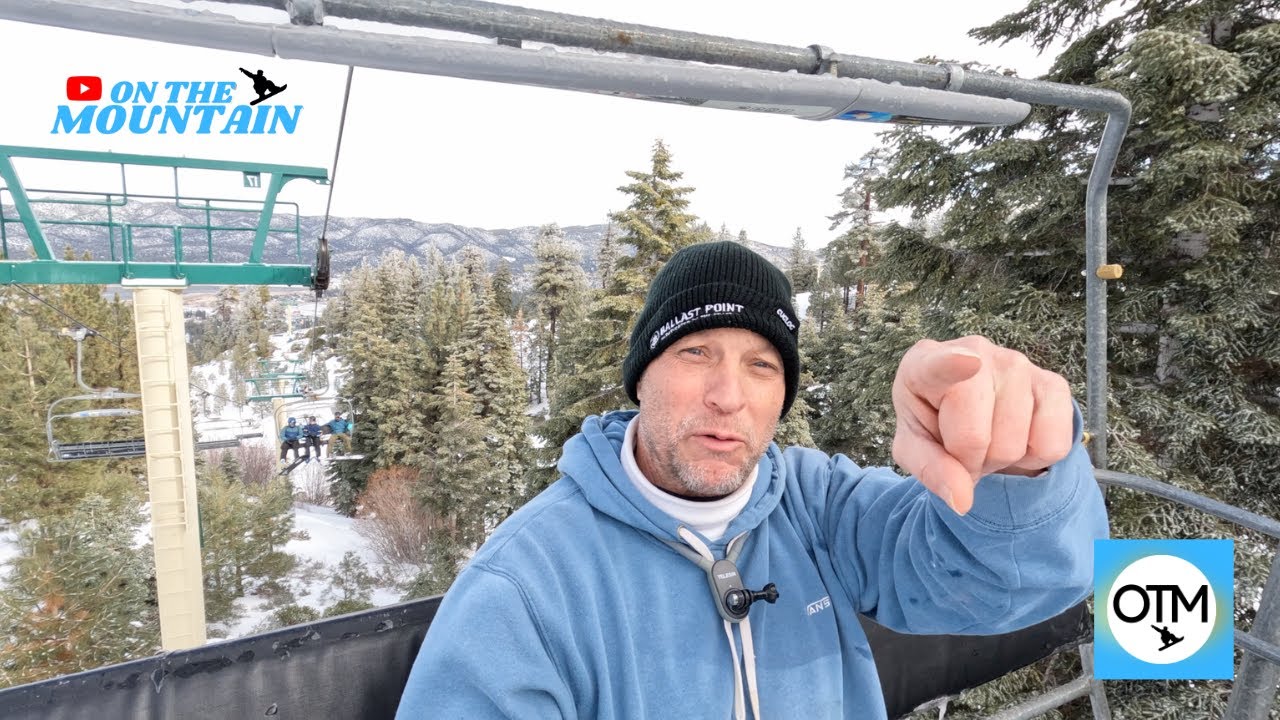 Fresh Snow at Snow Summit and Big Bear Mountain Resort - Snowboarding in Big Bear Lake, California