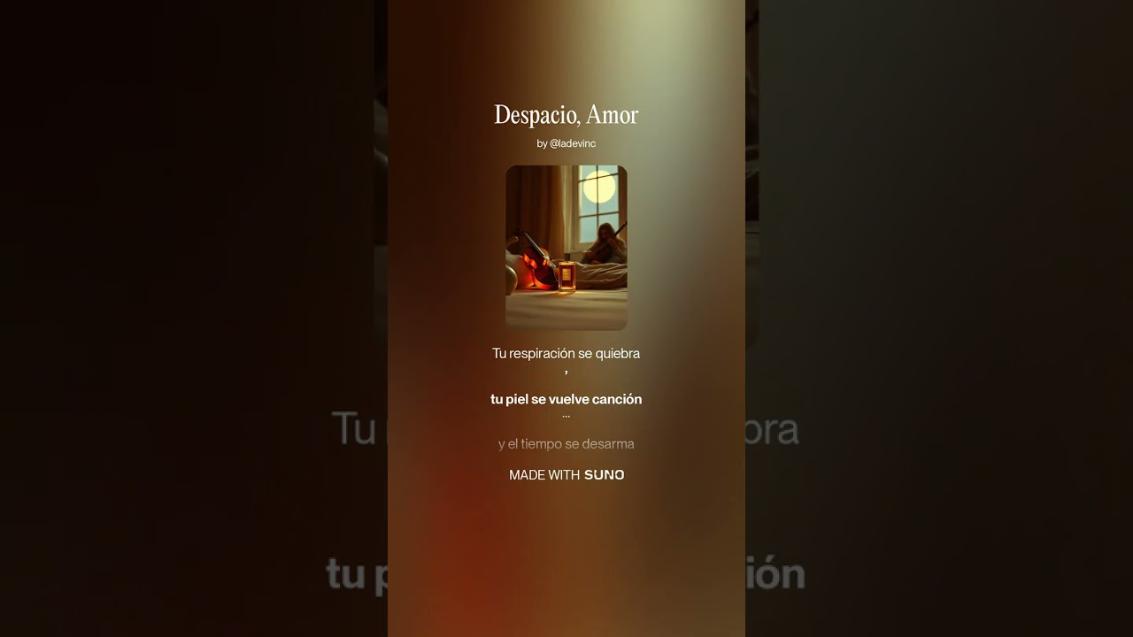Despacio, Amor!!!