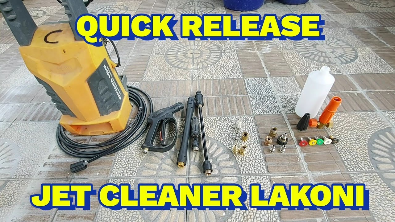 LAKONI LAGUNA 70 DAN DAYTONA 100M | PASANG SISTEM QUICK RELEASE JET CLEANER