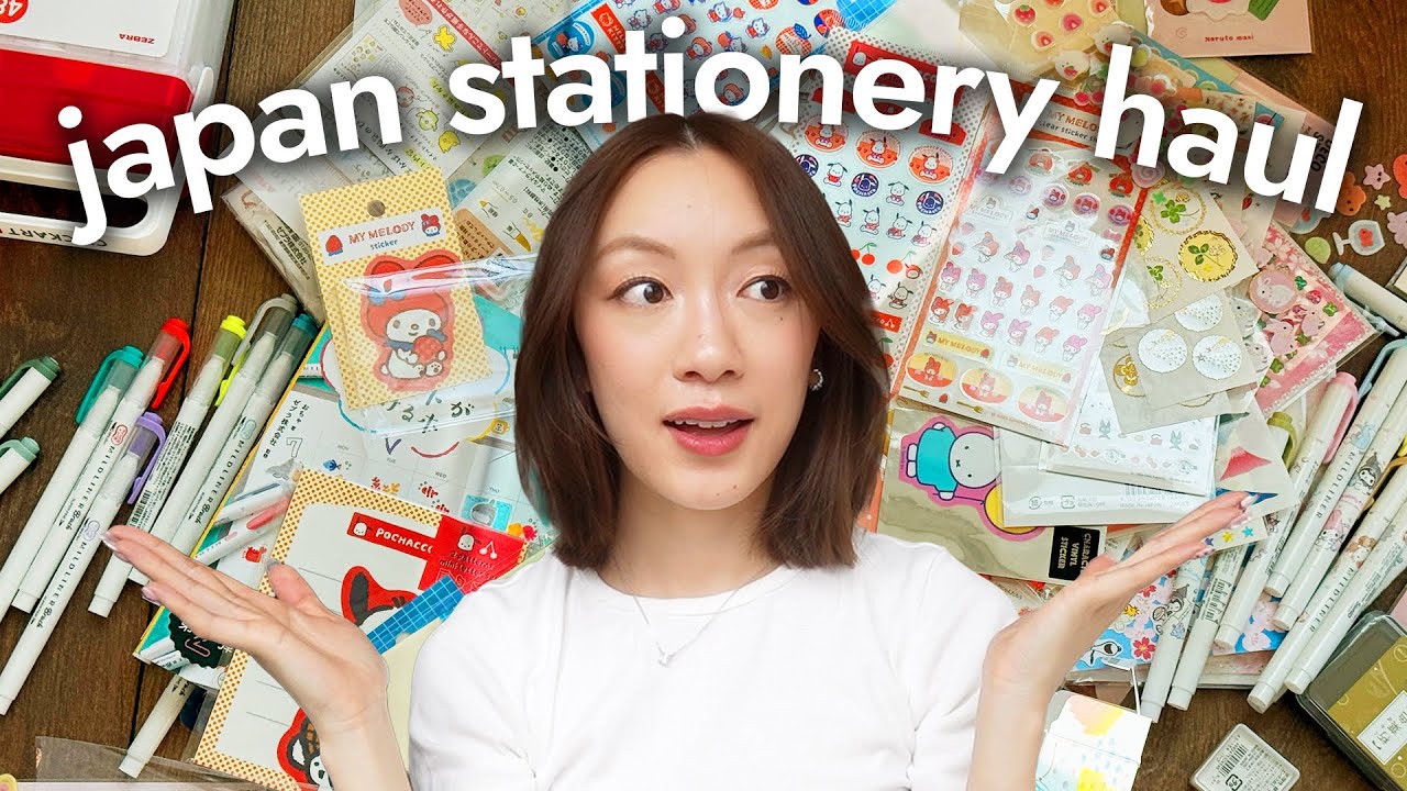 JAPAN Stationery Haul 🇯🇵 what i bought in japan!