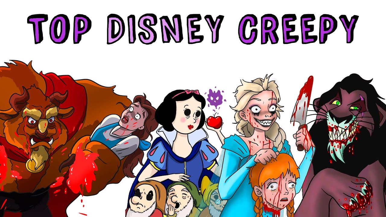 TOP DlSNEY CREEPY | Draw My Life Português