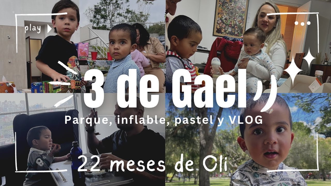 Así nos preparamos para los 22 meses de Oliver | CUMPLEAÑOS DE DINOSAURIO #3 de GAEL