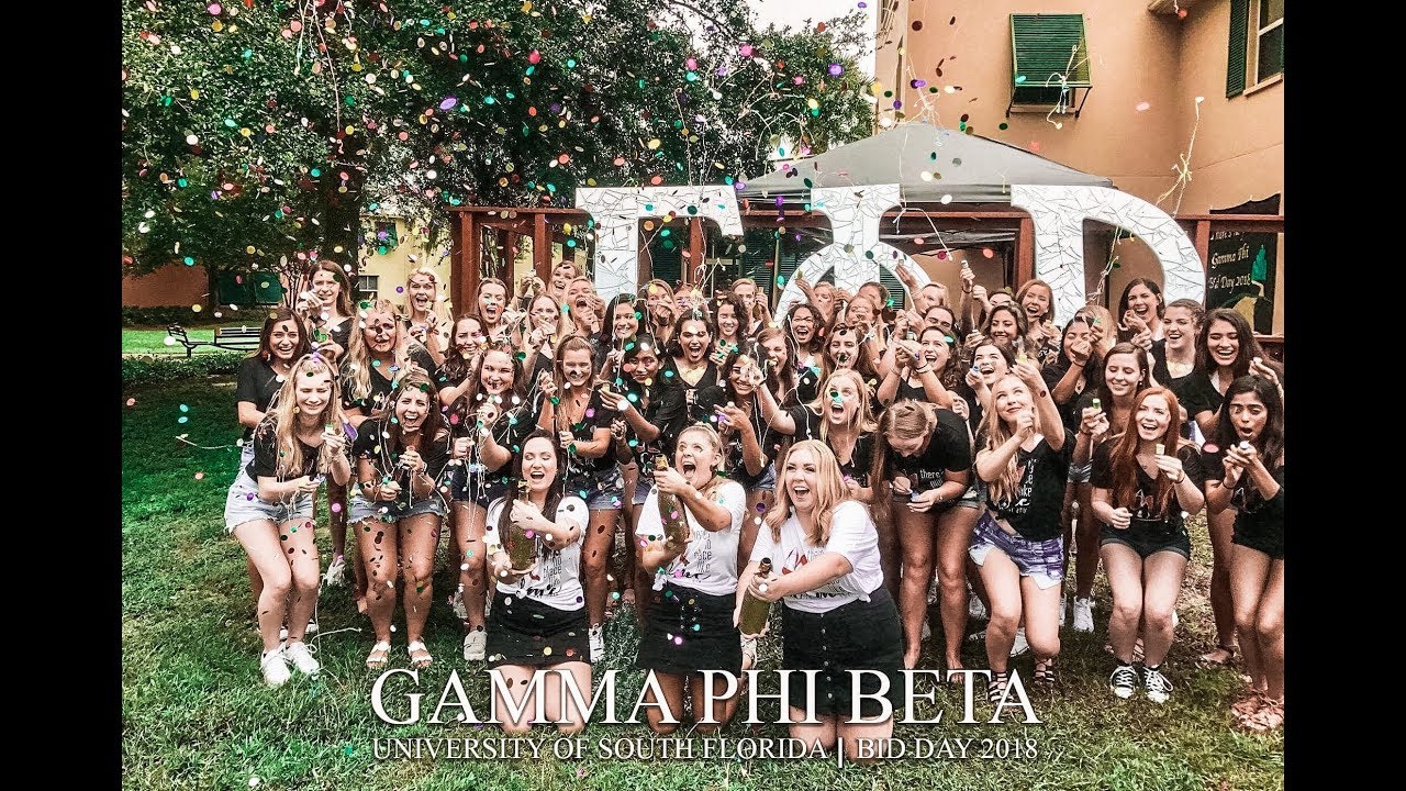USF Gamma Phi Beta | Bid day Fall 2018