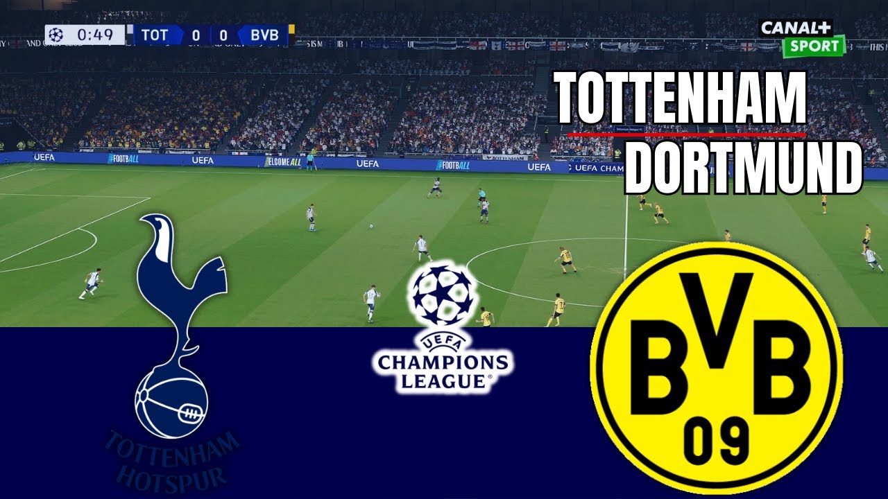 TOTTENHAM vs BORUSSIA DORTMUND UEFA CHAMPIONS LEAGUE 2026 Full Match Simulation/Prediction PES 26