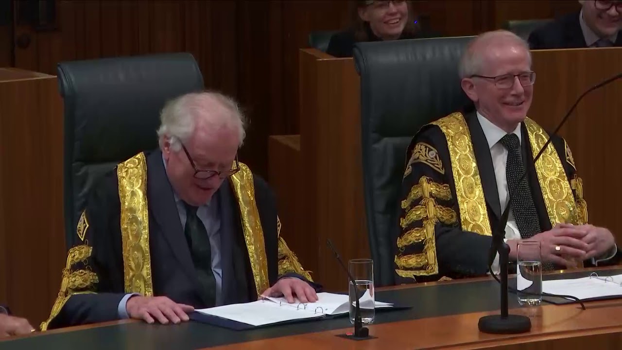 Swearing In of Lord Reed as President and Lord Hamblen as a Justice of the Supreme Court