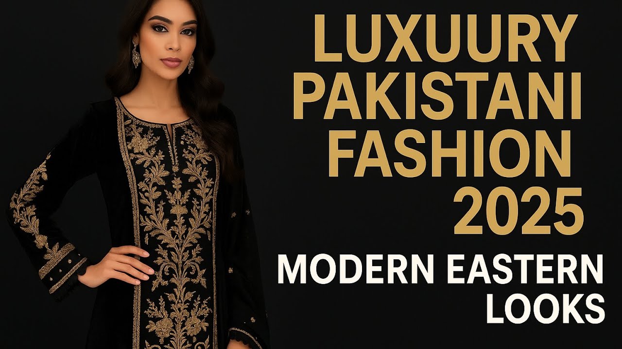 Luxury Pakistani Fashion 2025 | Modern Eastern Looks | Top Fashion