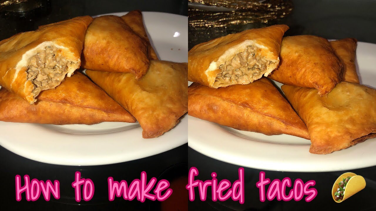 COOKING WITH CHELSIE | How To Make Fried Tacos 🌮