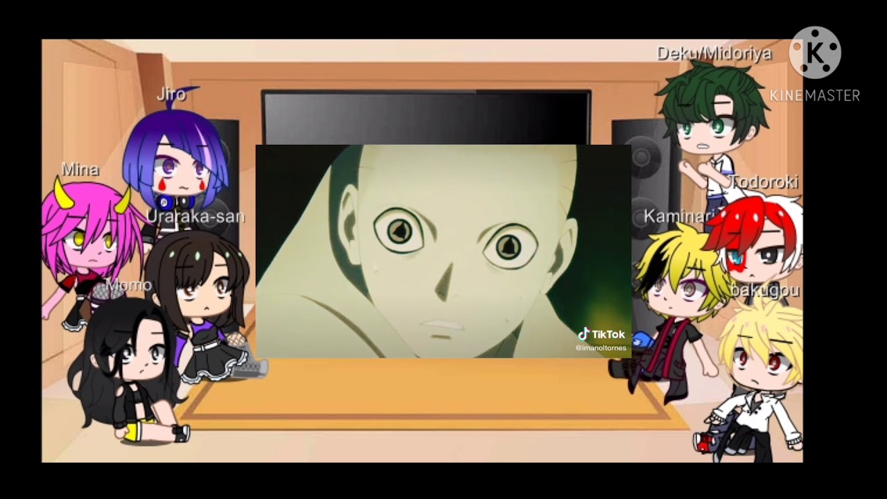 Bnha Reacciona a naruto