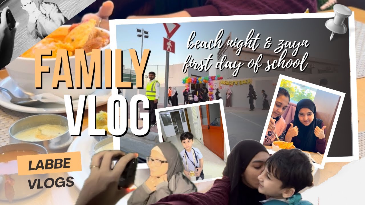 Beach Day 🏖️ & Zayn’s First Day of School After Winter Holidays 🏫| Family Vlog | Labbevlogs 