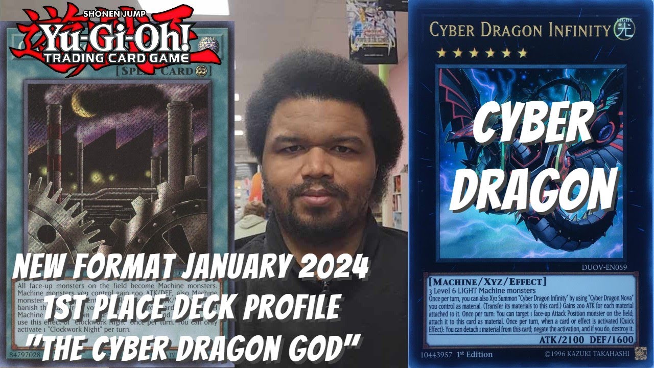 Yugioh New Format January 2024 1st Place Profile - Cyber Dragon Ft Kyle Lewis 