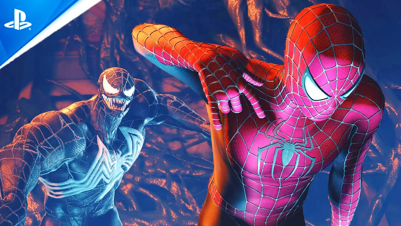 2007 Человек-паук Рэйми пытается остановить Джеймса Франко Венома — Marvel's Spider-Man 2 PC