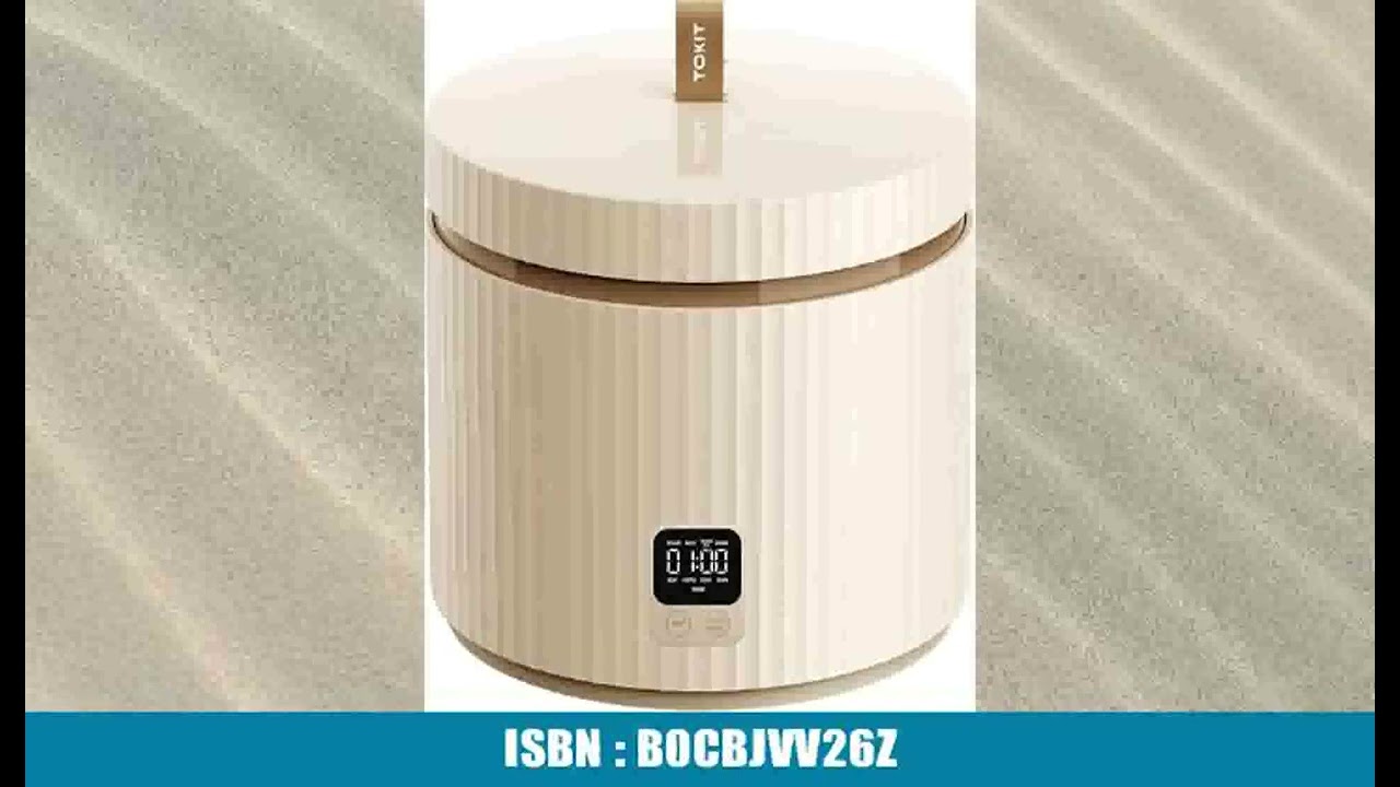 TOKIT Rice Cooker 1.5L Pro Reiskocher Klein Mini aber Multifunktionen mit Display-Touch-Taste