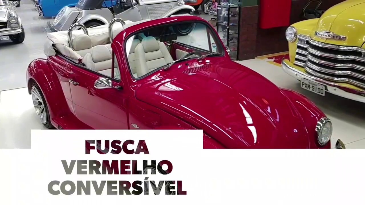 Entrega do Fusca convers&iacute;vel 1985 super esportivo! Trocar Autos Antigos