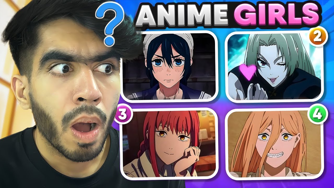 GUESS THE ANIME BY 4 GIRLS 🌸