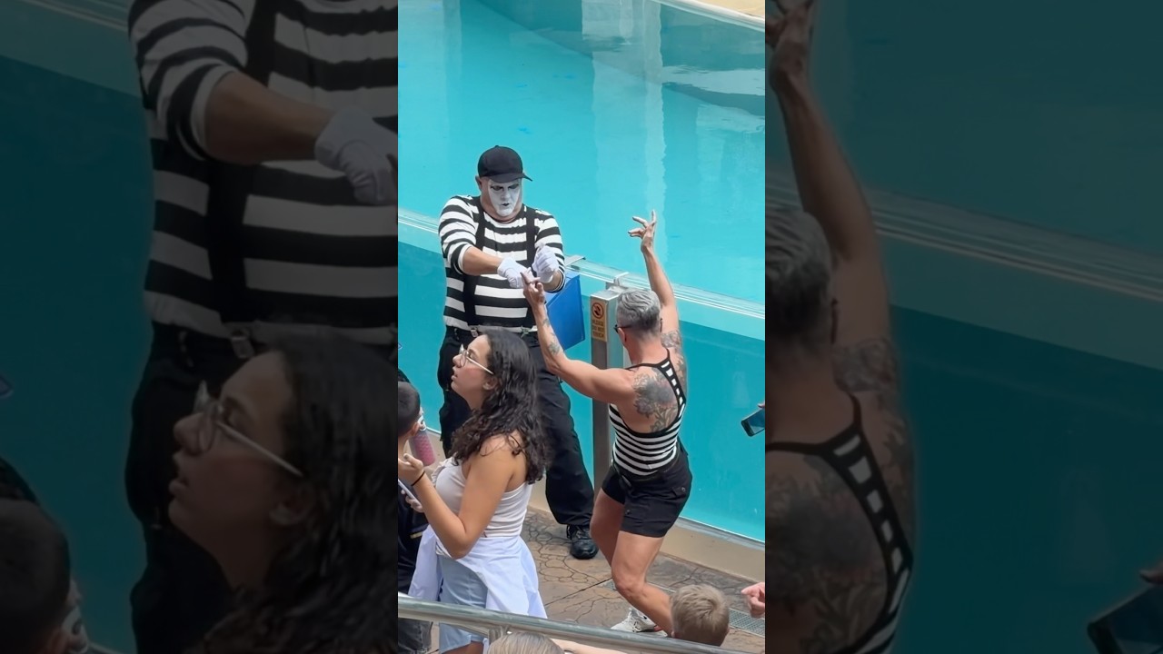 Самые яркие моменты сегодняшнего дня 🤩 😹 Том-мим из Seaworld #seaworldmime #funny #comedy #fun #v...