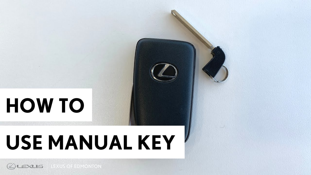 Как использовать ручной ключ, если сломался брелок Lexus | Lexus of Edmonton