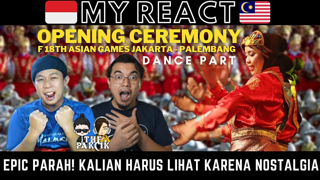 LEBIH KEREN DARIPADA OLYMPIC TOKYO 2020! opening ceremony asian games 2018