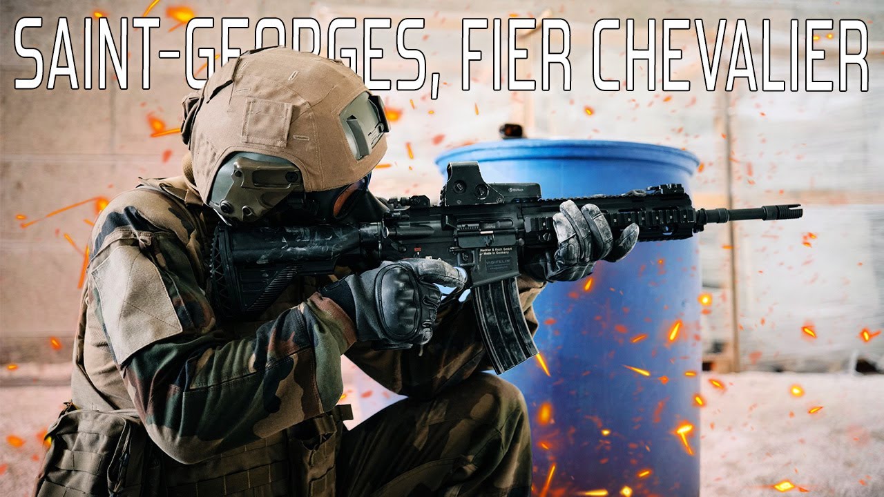 SAINT-GEORGES, FIER CHEVALIER  - Chant militaire historique ⚔️🇫🇷 (avec paroles)