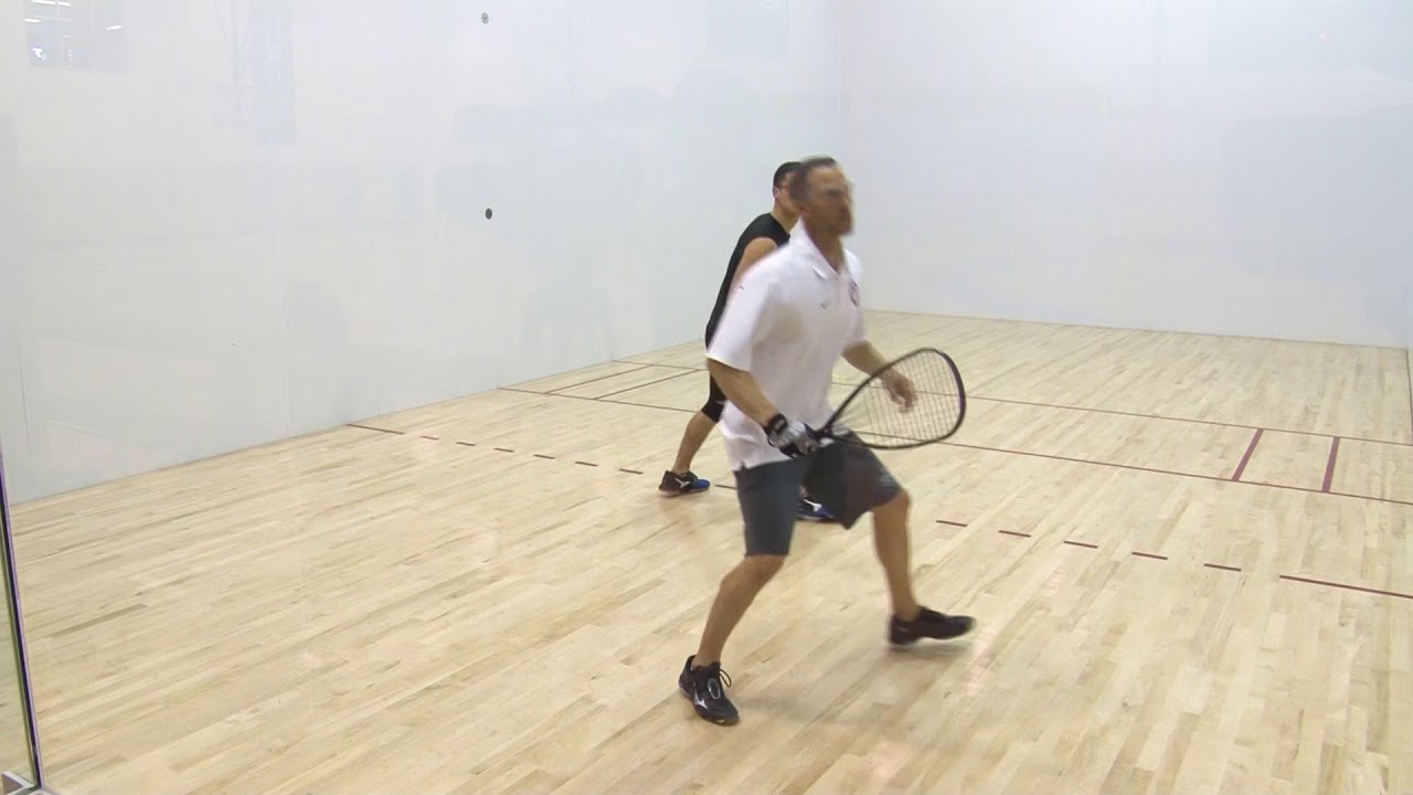 Rocky Carson Demonstrates the Proper Footwork in Racquetball