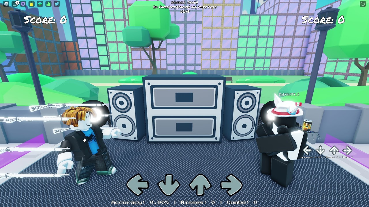 Roblox FNF 1v1 with my friend!!