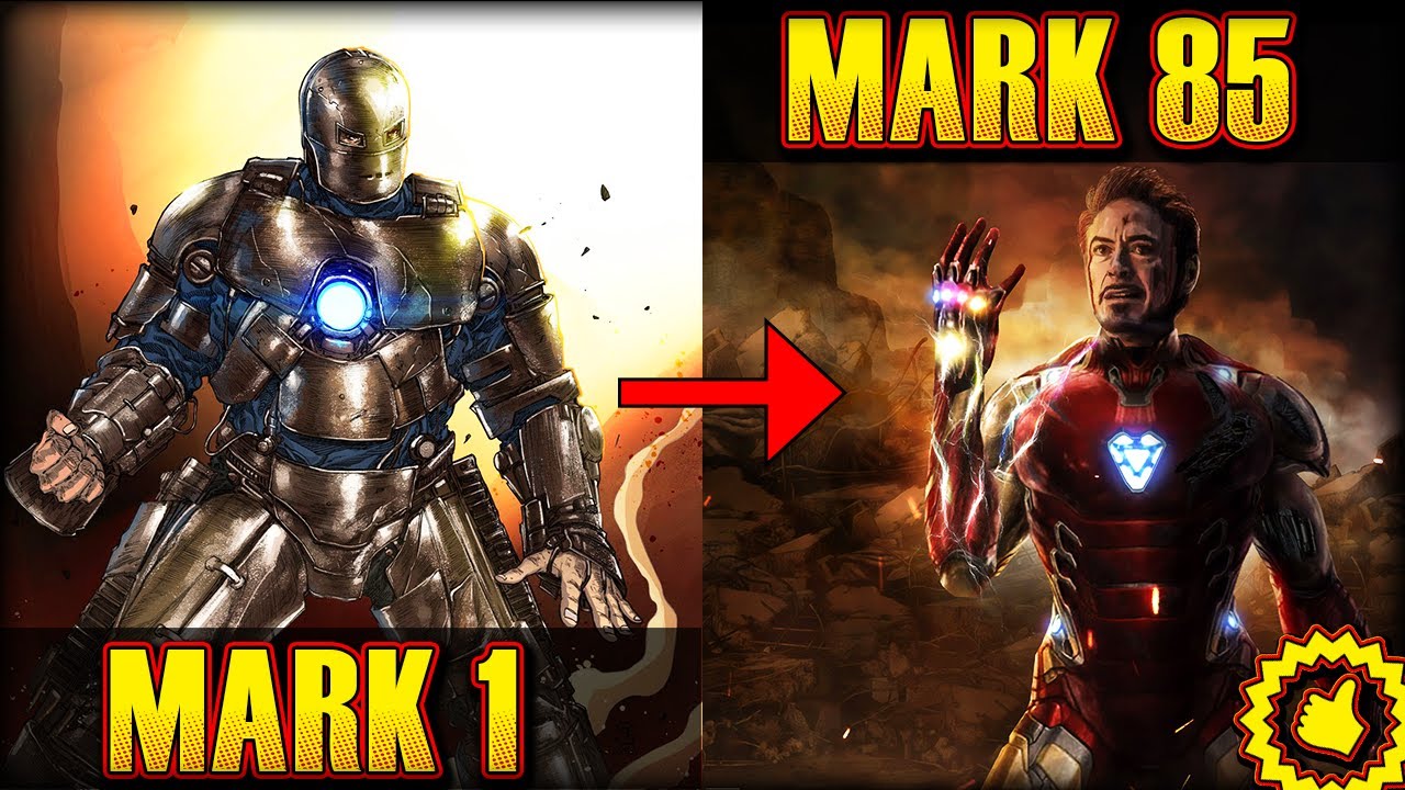 MARK 1 až MARK 85: Jak si Iron Man Vylepšoval Brnění (REUPLOAD)