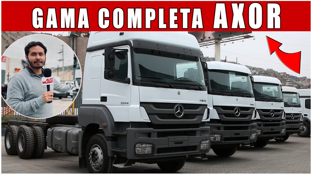 Mercedes-Benz AXOR: ¡Toda la GAMA!  Configuraciones especiales: 3131, 3341 y 3344
