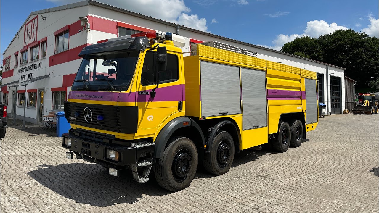 Mercedes-Benz 3238 SK Feuerwehrauto Löschfahrzeug V8