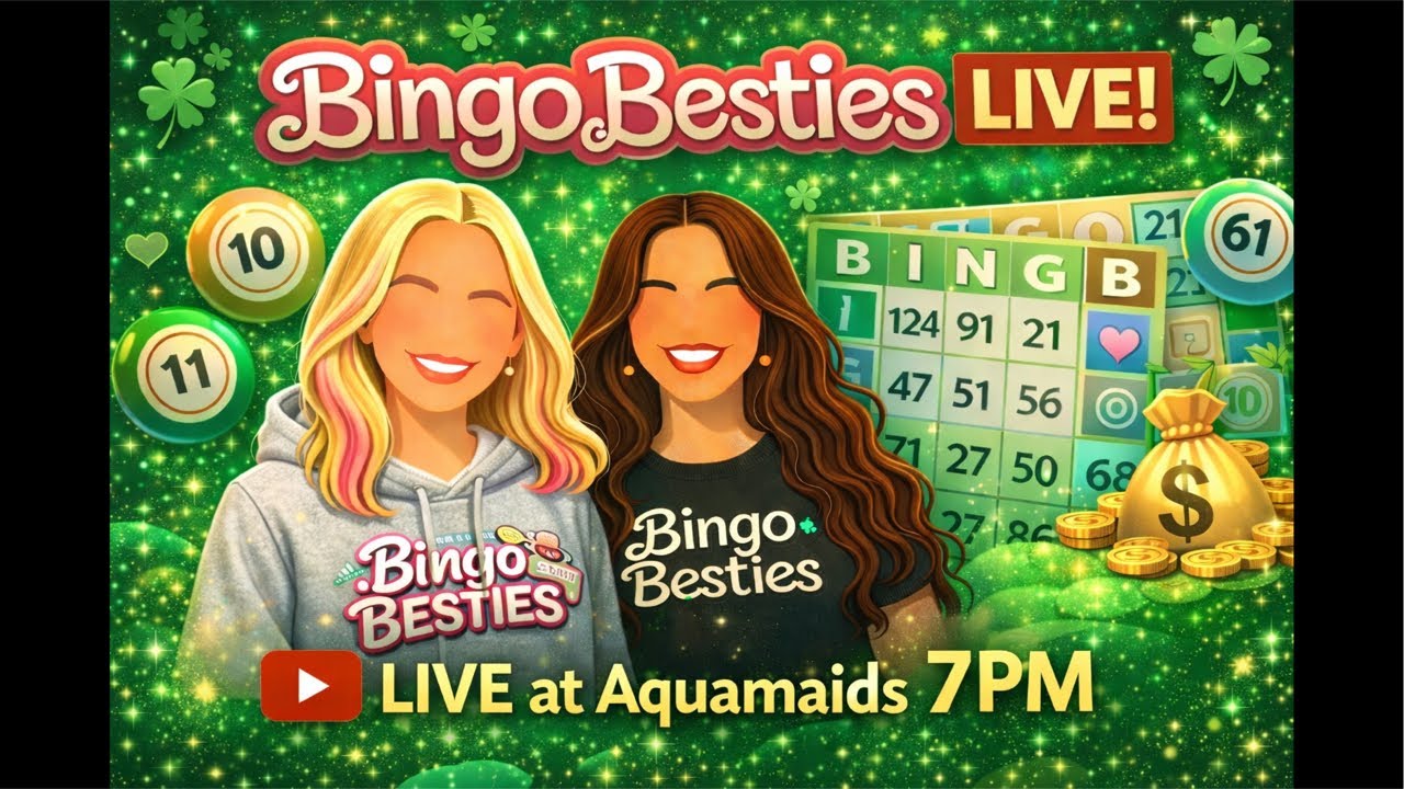 We’re LIVE at Aquamaids! 🎱 Can We Hit a 20K Hotball?! | Bingo Besties