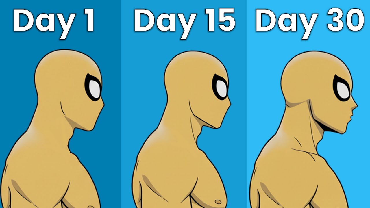 30-Day Neck Transformation (Jawline Went Crazy)