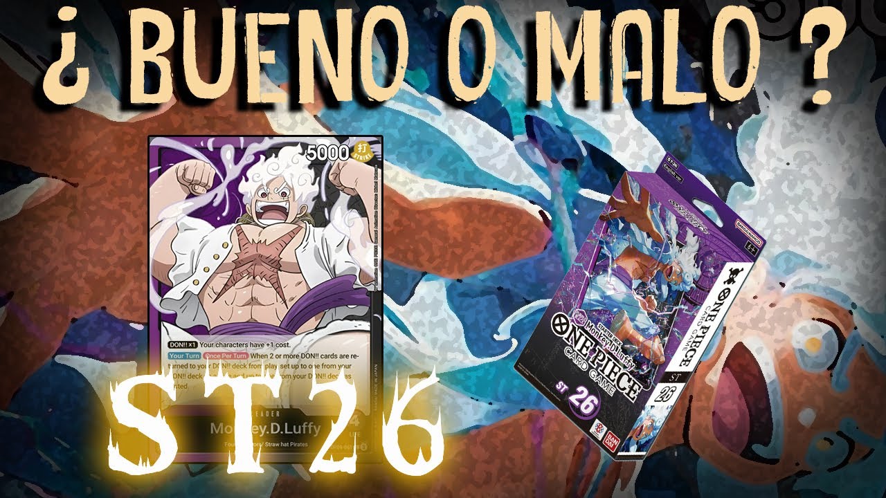 el DECK más PROFESIONAL con las NUEVAS cartas del ST26 LUFFY NIKA 🟣⚫ One Piece Card Game