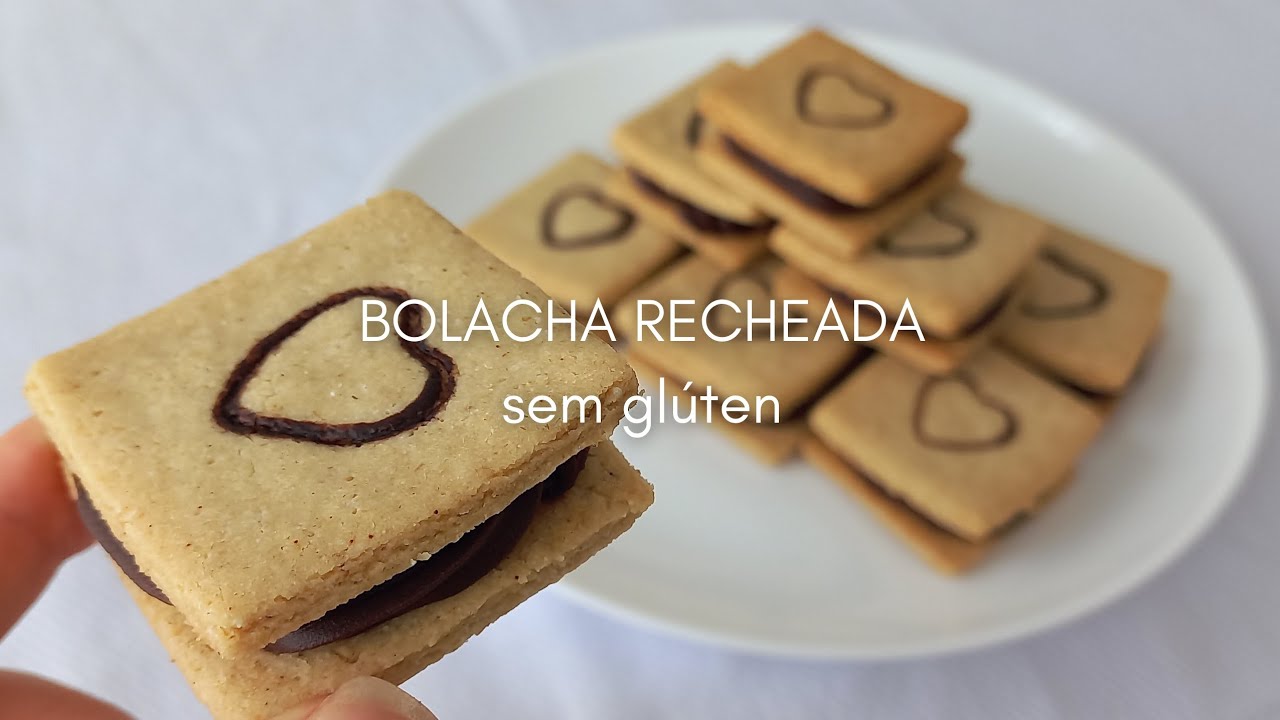 BOLACHA RECHEADA SEM GLÚTEN | Como fazer