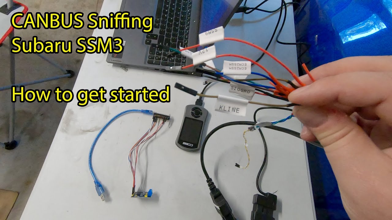 Part 1 - Subaru CANBUS Sniffing with an Arduino - All you need to know to get started