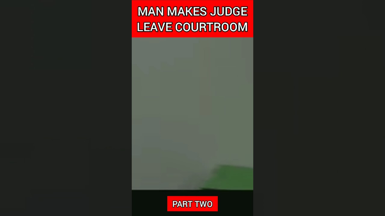Man Makes Judge Walk Out by Citing Maritime Laws and Voids Jurisdiction by Special Appearance