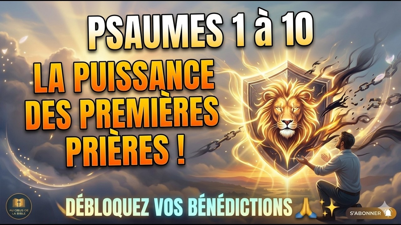 Les Secrets des Psaumes 1 à 10 Louis Segond | Prière et Inspiration Quotidienne
