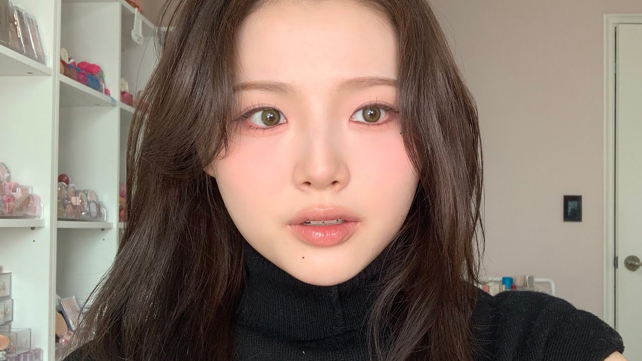 오묘한 로즈 메이크업••✨|요즘 추구미 메이크업|집 계약하러 가는 날 브이로그
