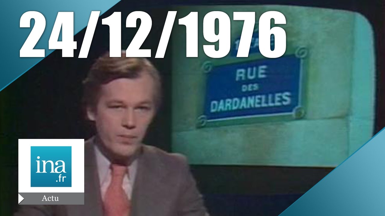 20h Antenne du 24 d&eacute;cembre 1976 - Assassinat de Jean de Broglie | Archive INA