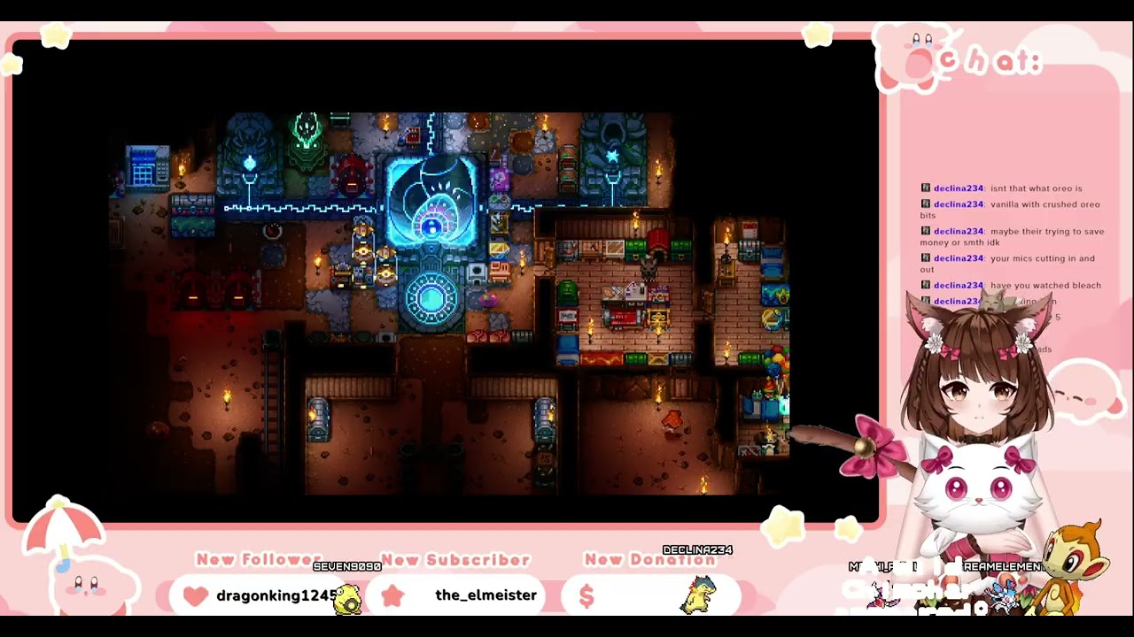 Beating the last bosses in the game (until the next major update.) Core Keeper VOD