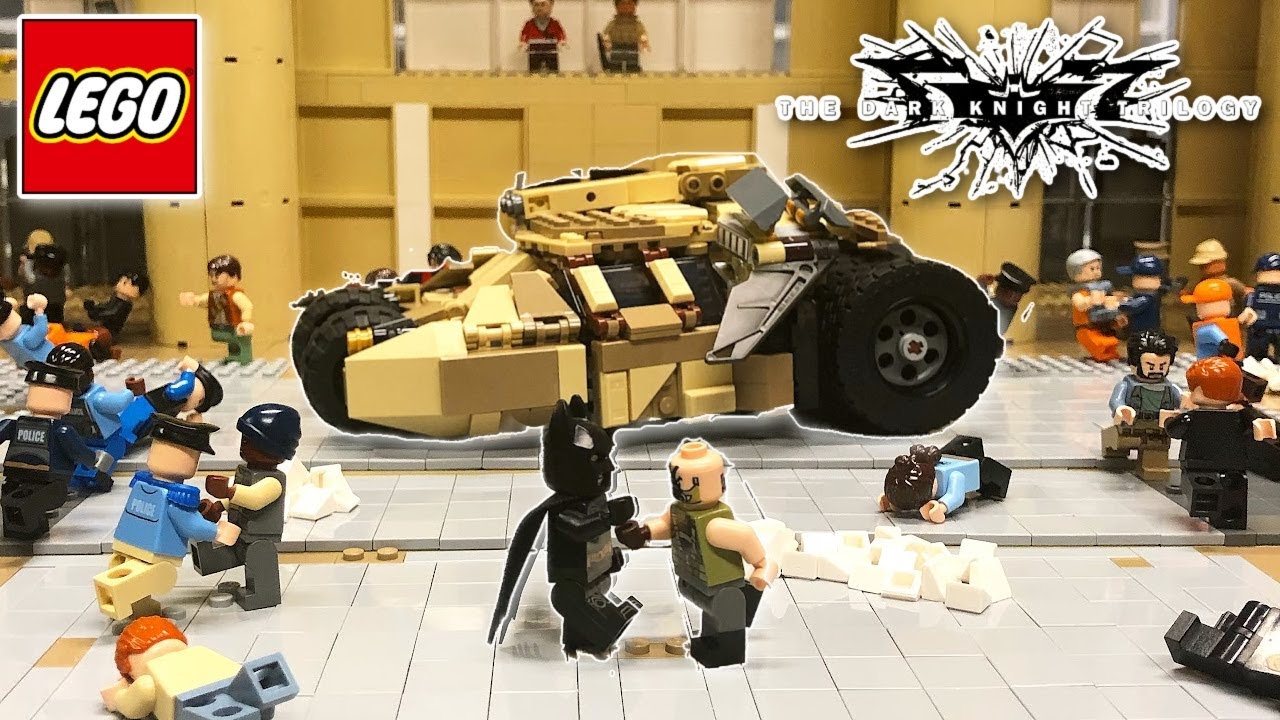 LEGO Batman vs Bane Final Fight Scene MOC! (The Dark Knight Rises)