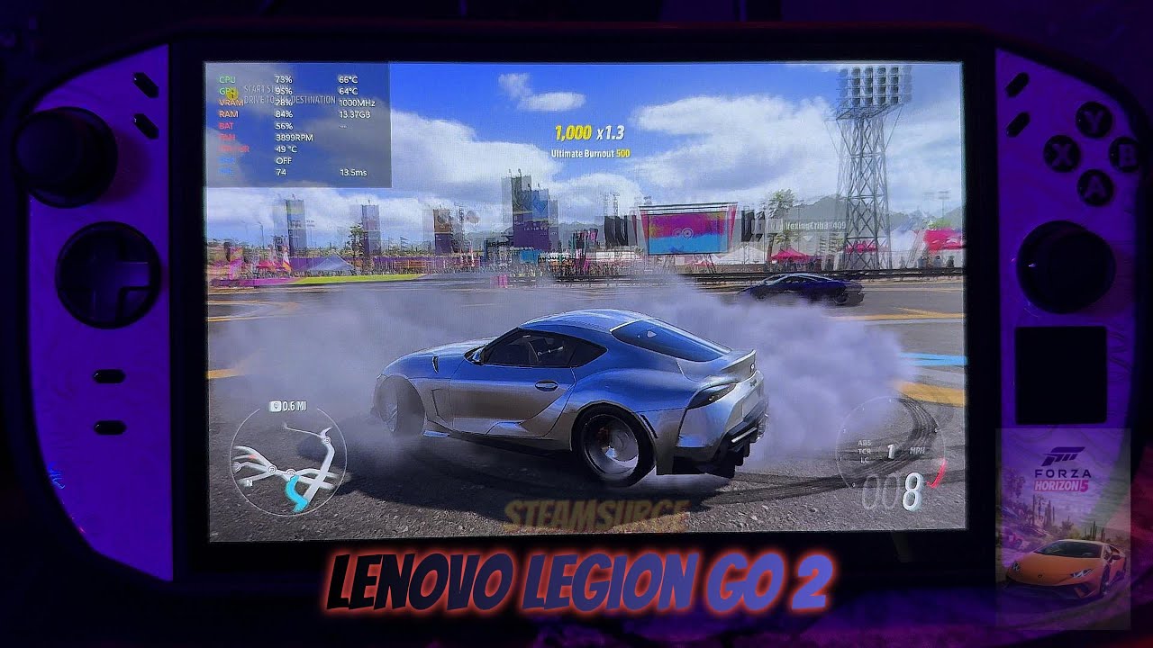 Forza Horizon 5 | Lenovo Legion Go 2: Ryzen Z2 Extreme 1200p + XG Mobile 2025 Docked