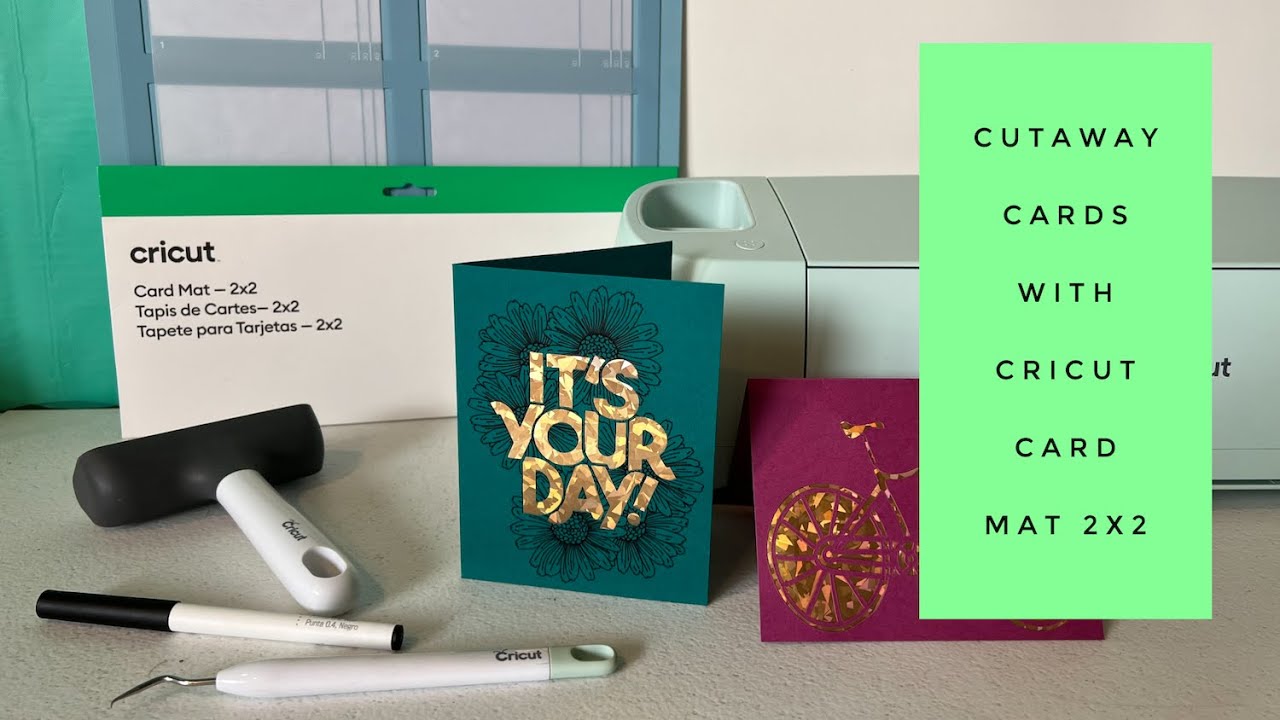 How to Make Cutaway Cards on the new Cricut Card Mat 2x2
