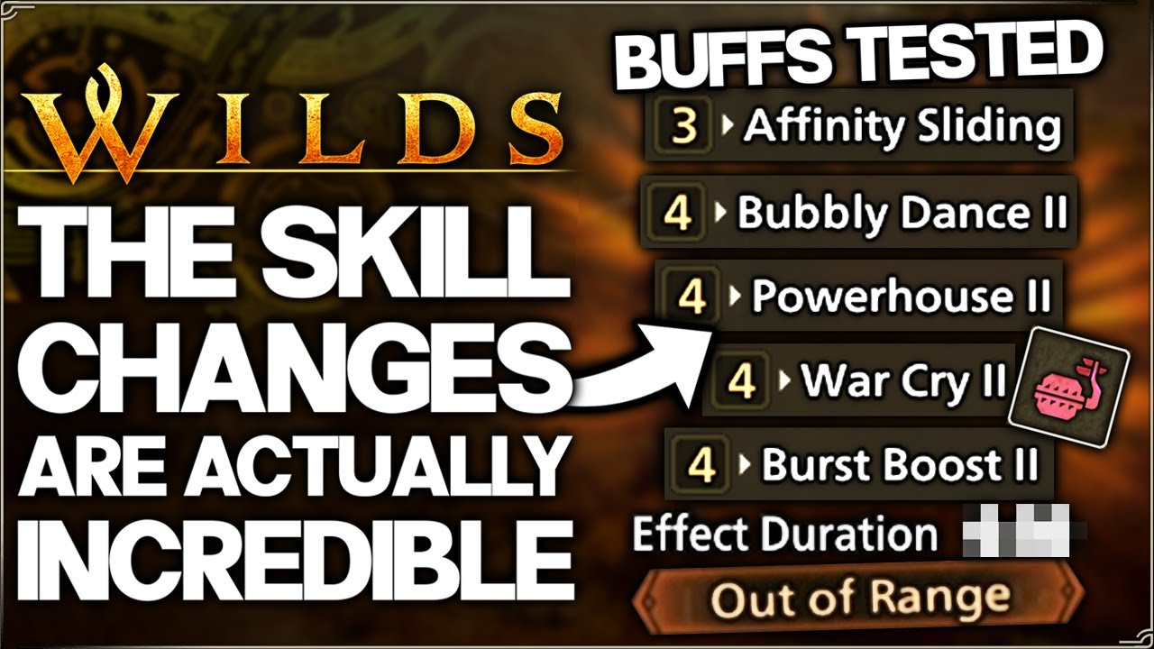 Monster Hunter Wilds - New Update Skill Buffs Are Almost OP - Skills Testing, Build & Best Guide!