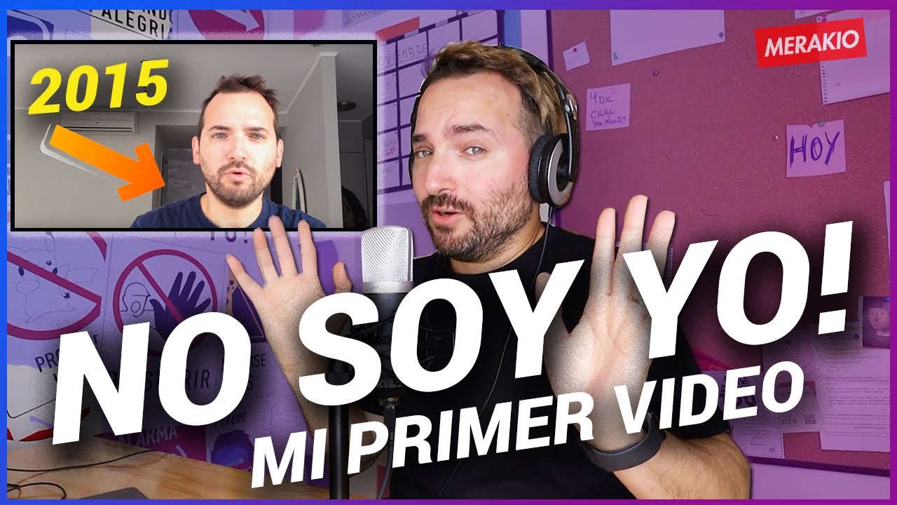 REACCIONO A MI PRIMER VIDEO COMO YOUTUBER - MUERO DE VERGUENZA