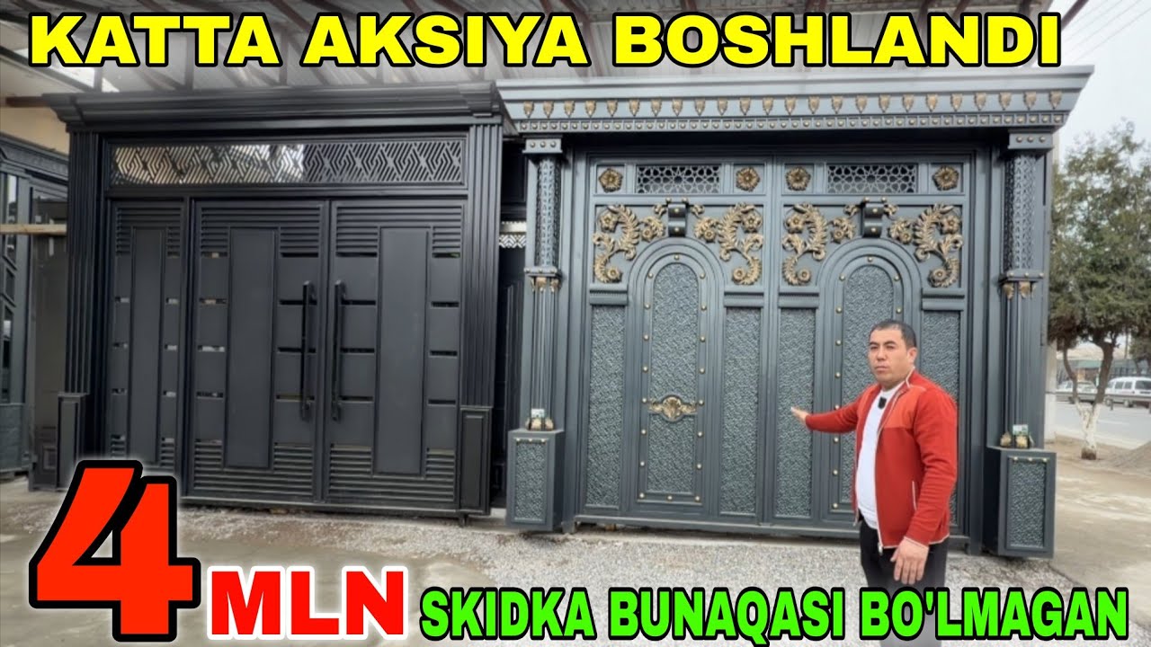 NAMANGAN TEMIR DARVOZA NARXLARI KATTA CHEGIRMADA ULGURIB QOLING