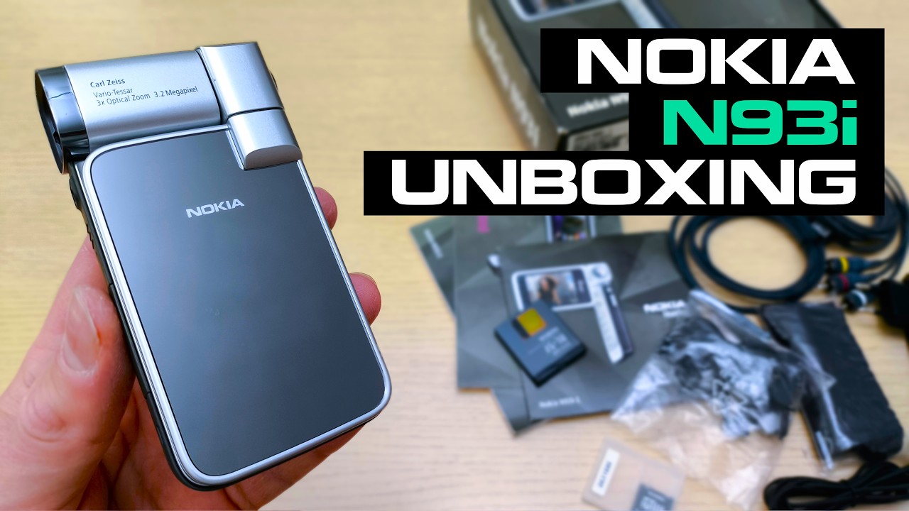 CAMCORDER Phone With Actual OPTICAL Zoom! - Nokia N93i Unboxing & Test