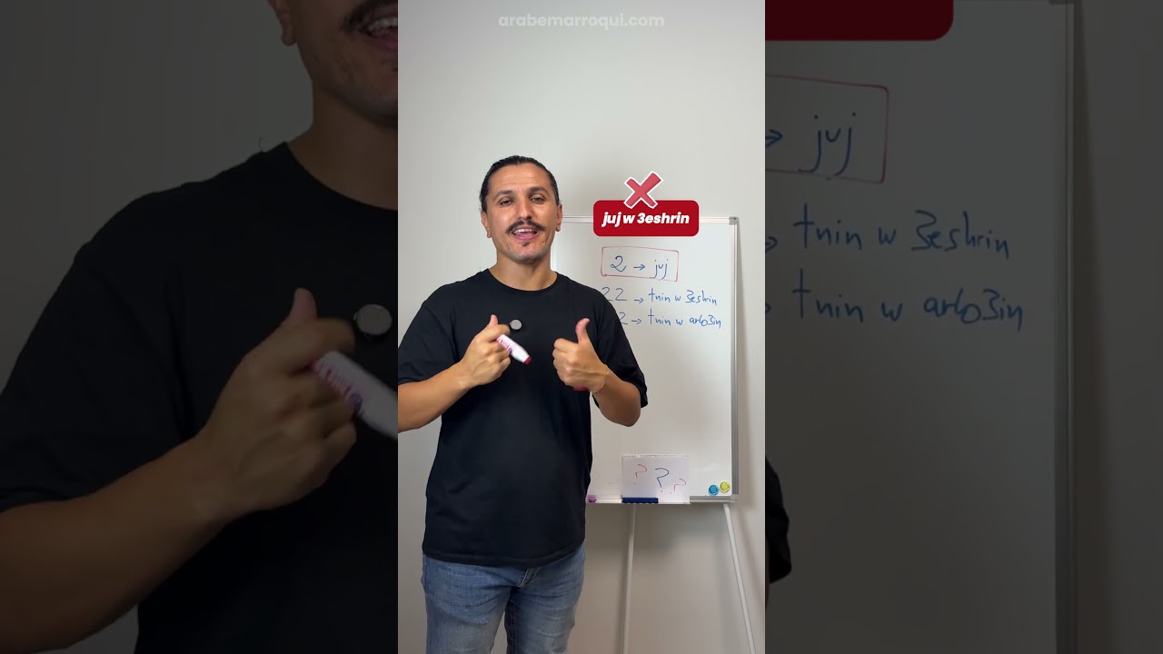 C&oacute;mo decir el n&uacute;mero 2 en &aacute;rabe marroqu&iacute; ✌️ | Aprende a contar en darija